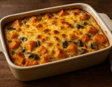 Запеканка из тыквы с сыром