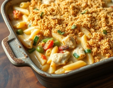 Запеканка с курицей и овощами