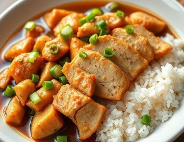 Курица в имбирно-соевом соусе